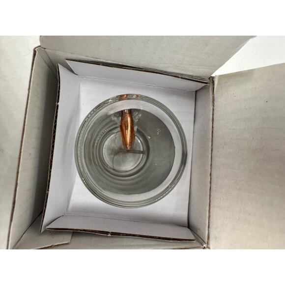 1.5 Oz Bullet Shot Glass Embedded Genuine .308 Bullet Lucky Shot Lead-Free Handm - Picture 5 of 6